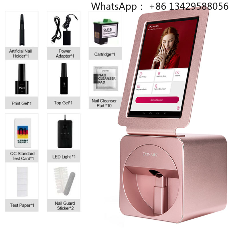 Commercial Nail Printing Machine - Impresora de Uñas Eléctrica Profesional de