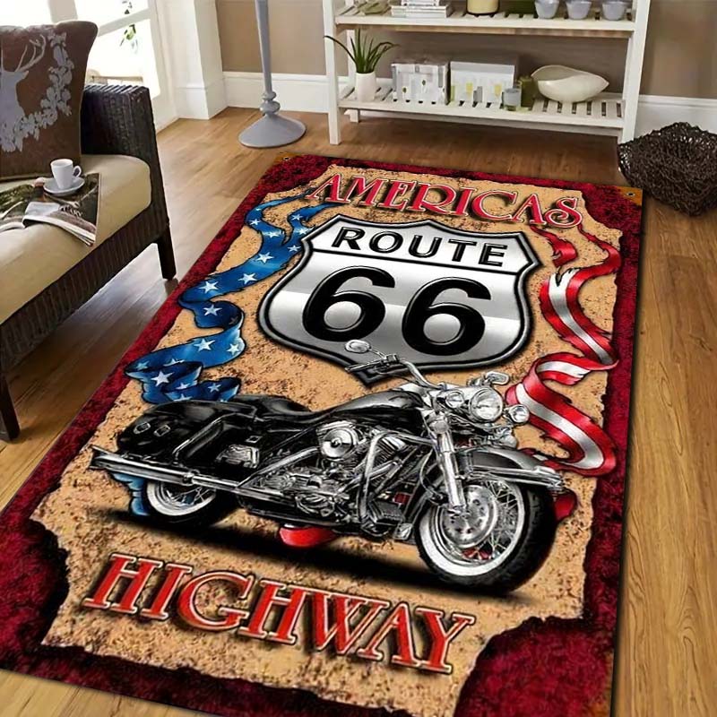 Commercial Road Printing - Alfombra de franela con estampado Route