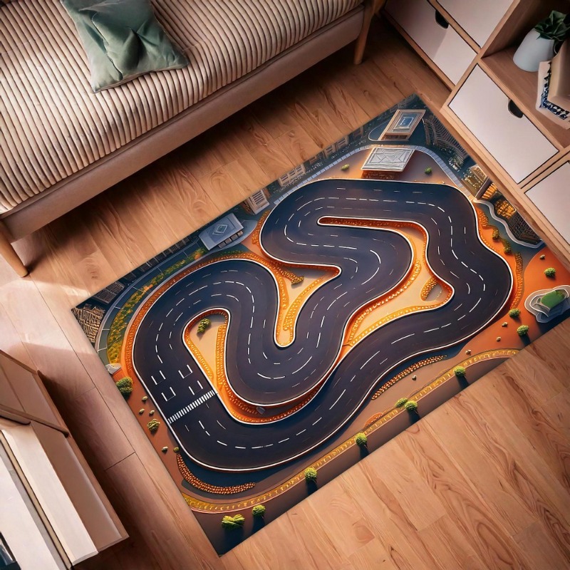 Commercial Road Printing - Alfombra con Estampado de Pista de