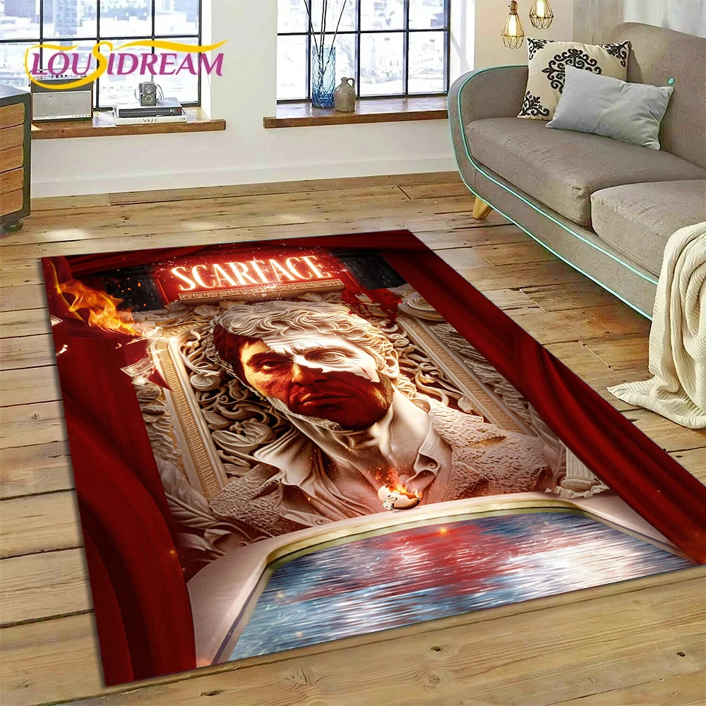 Scarface Tony Alfombra de pelí - Commercial Printing Machine For Sale reseña y precio