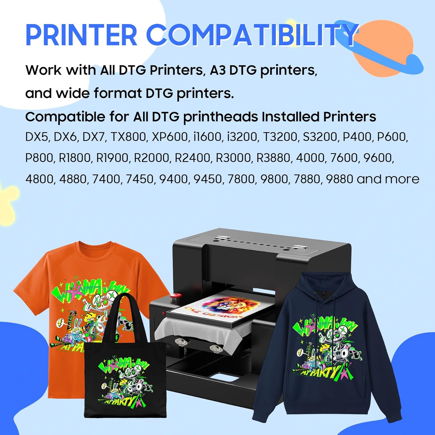 Tinta pigmentada antiobstrucci - Direct To Garment Ink reseña y precio