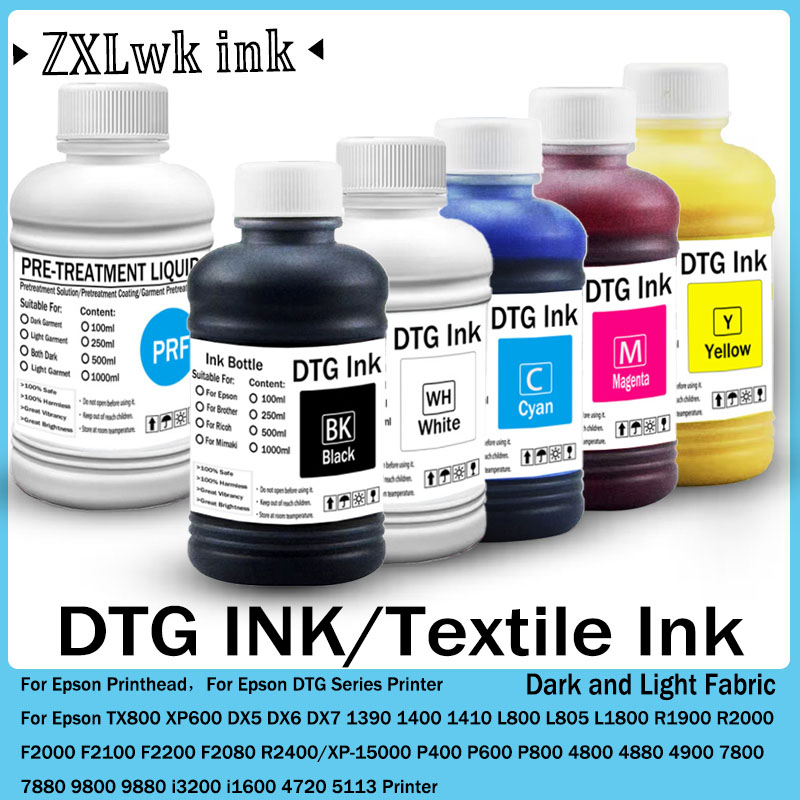 Tinta DTG de 250 ml para impre - Direct To Garment Ink reseña y precio