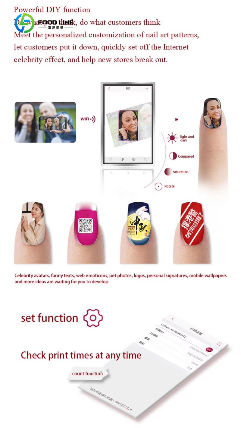 Impresora de Uñas Digital 3D T - Commercial Nail Printing Machine reseña y precio