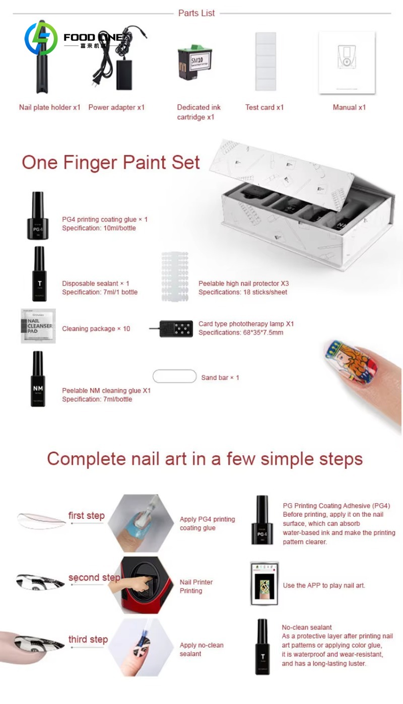 Impresora de Uñas Digital 3D T - Commercial Nail Printing Machine reseña y precio