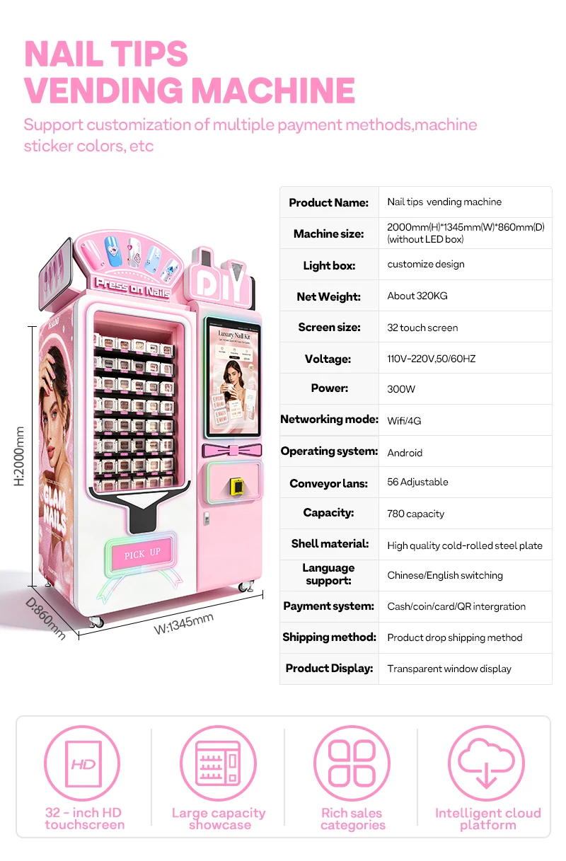 Máquina Expendedora Comercial  - Commercial Nail Printing Machine reseña y precio