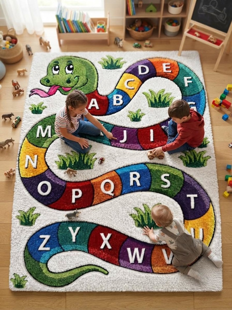Alfombra con diseño de letras  - Commercial Road Printing reseña y precio