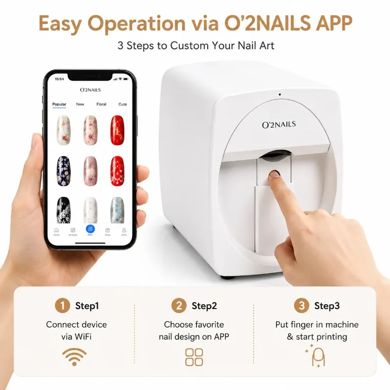 Impresora de Uñas Portátil 3D  - Commercial Nail Printing Machine reseña y precio